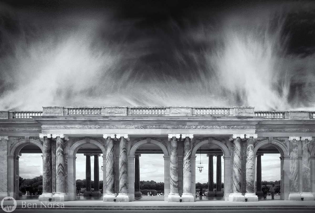 Landscape photographic print of Petit Trianon, Versailles Palace