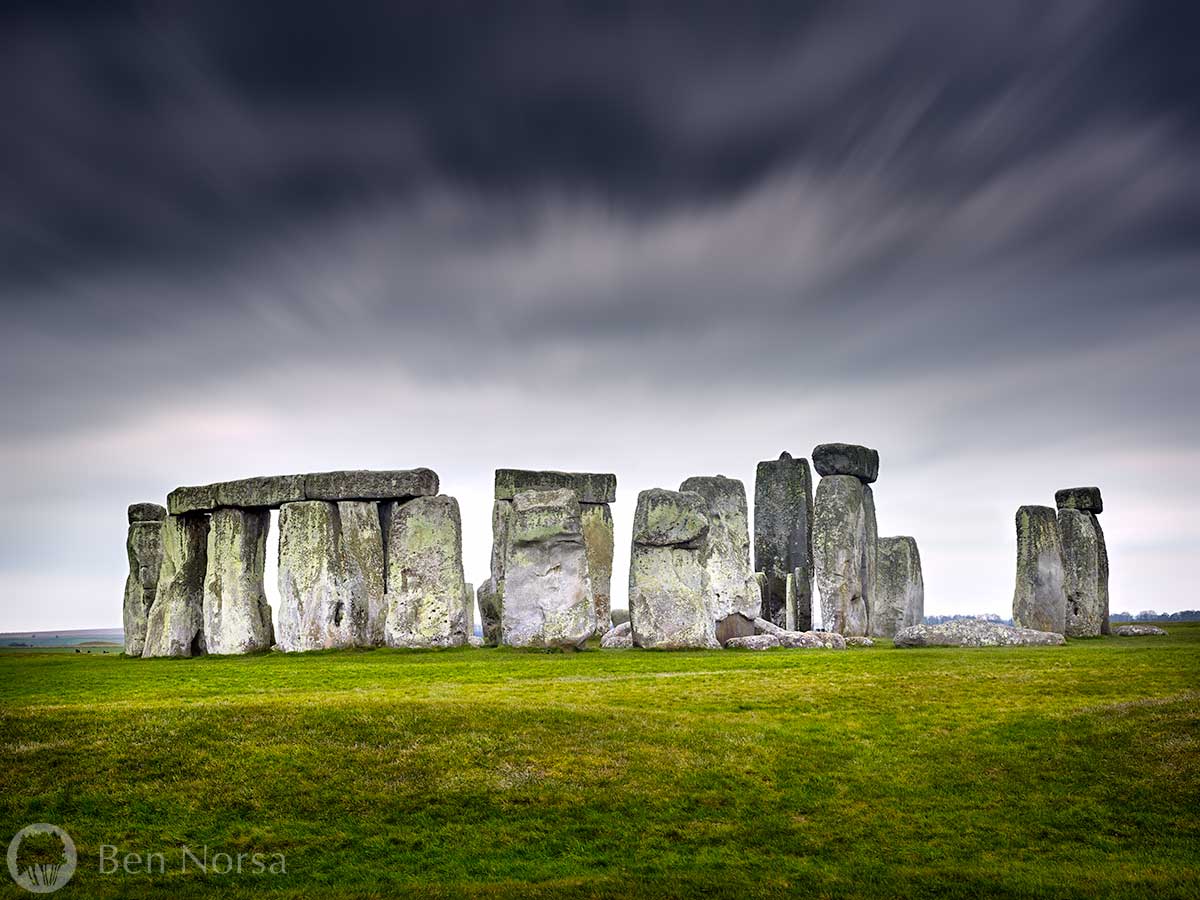 Landscape photographic print of Stonehenge