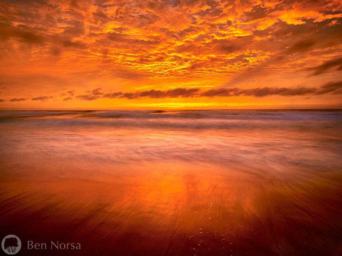 Landscape photographic print of Narrabeen Beach Sunrise - Northern Beaches, Sydney