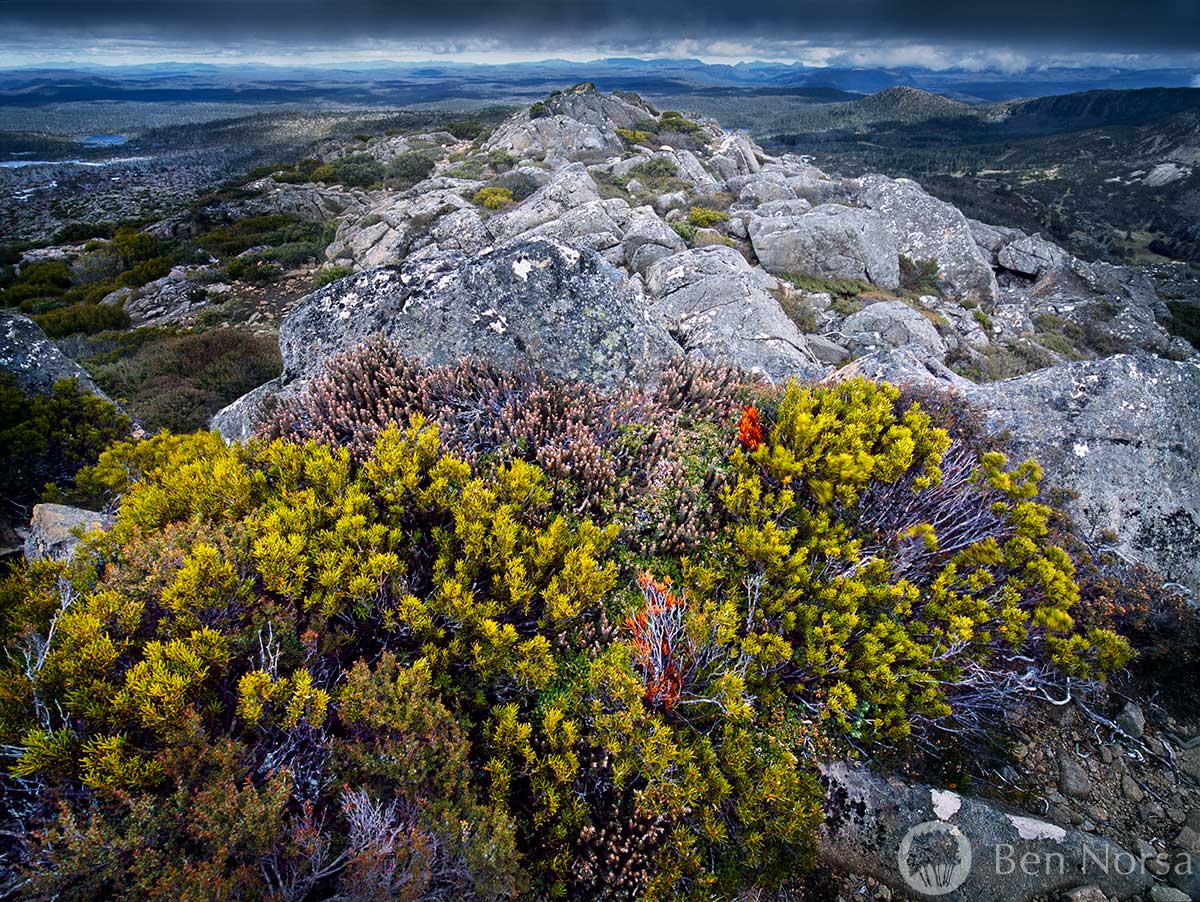 Landscape photographic print of Mount Jerusalem, Tasmania